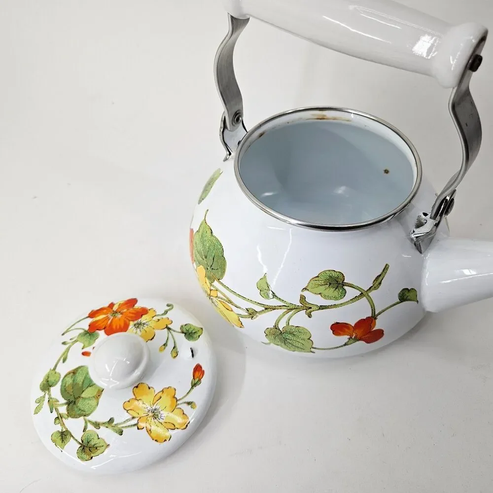 Vintage teapot enamel